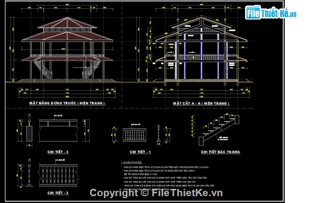 thiết kế nhà bát giác,lầu bát giác,lầu bát giác giữa hồ,Bản vẽ sơ bộ nhà bát giác,nhà bát giác giữa hồ